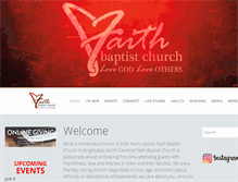 Tablet Screenshot of faith-baptist.com