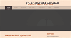 Desktop Screenshot of faith-baptist.ca