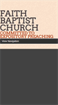 Mobile Screenshot of faith-baptist.ca